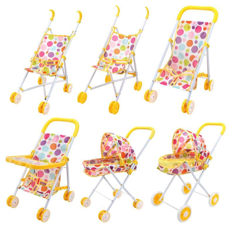 Baby Stroller Doll Toys Kids Play House Toys Doll Dining Cart Rocking Chair-TB00400-Veeddydropshipping