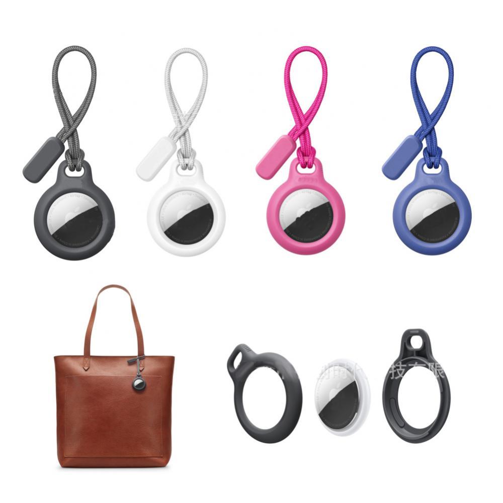 New For Airtag Case Silicone Keychain Locator Tracker Anti-lost Device-AM00623-Veeddydropshipping