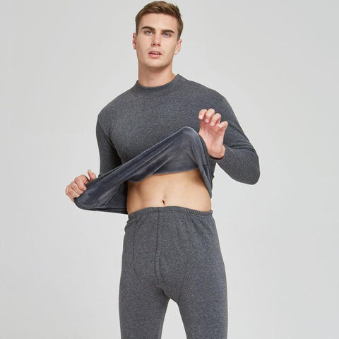 for men winter fleece thick long johns keep warm men clothes-MF01542-Veeddydropshipping
