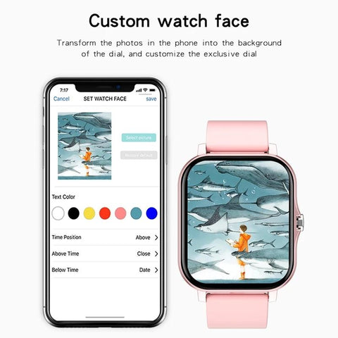 2022 New Smart Watch Women Fashion Bluetooth Call Watch Fitness -CE00597-Veeddydropshipping