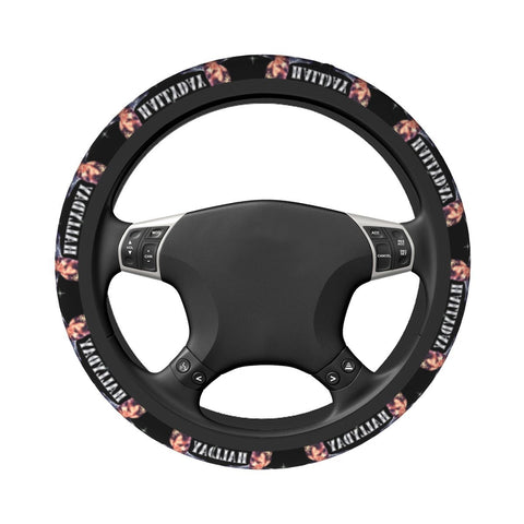 Steering Wheel Cover 38cm Soft French Singer Steering Wheel-AM01395-Veeddydropshipping