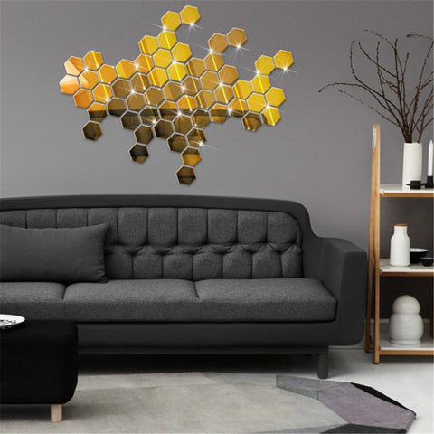 3D Mirror Wall Sticker Home Decor Decorations DIY-HA00216-Veeddydropshipping