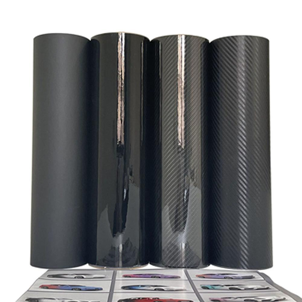 Black Matte Black Self Adhesive Vinyl Car Wrap Foil Sticker-AM00794-Veeddydropshipping
