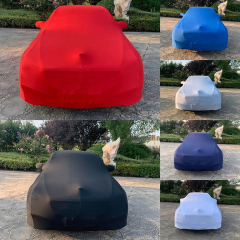 Soft Velvet Elastic car covers Dustproof  hood  Protective Paint-AM00851-Veeddydropshipping