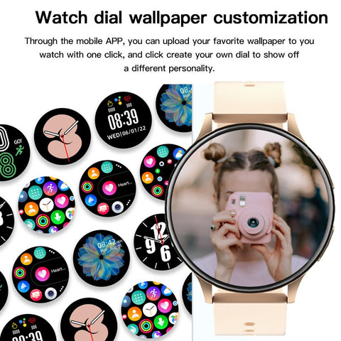 Smartwatch Bluetooth Watches Women Fitness Bracelet Custom-JW01161-Veeddydropshipping