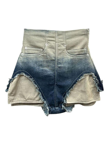 Fashion Women Denim ShortsHigh Waist-WF00542-Veeddydropshipping