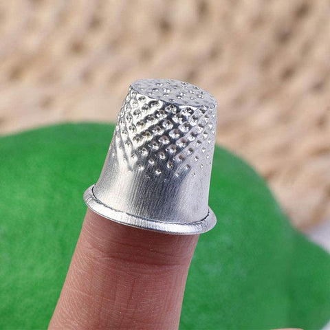 Sewing Thimbles Metal Fingertip Shield Protector Cap-HA00143-Veeddydropshipping