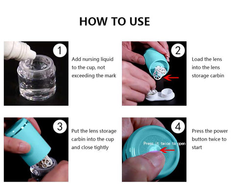 Contact Lens Cleaner Intelligent Cleaning Machine-BH00855-Veeddydropshipping