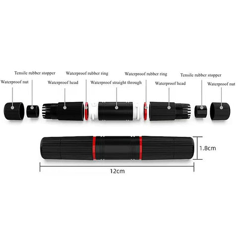 Waterproof Outdoor Connector Ethernet Coupler-CO01524-Veeddydropshipping