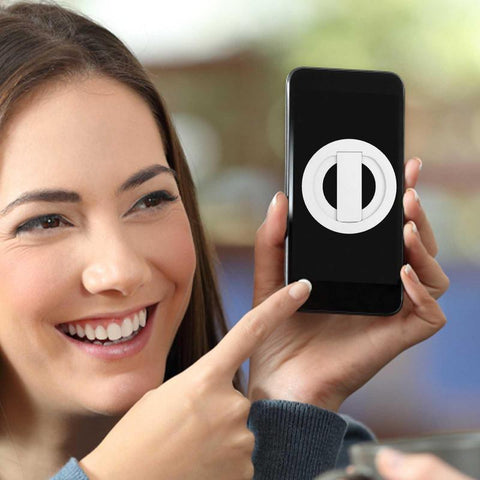 EW A MagOne Compatible with MagSaf Wireless Charging Phone Grip Stand with Silicone-PA00549-Veeddydropshipping