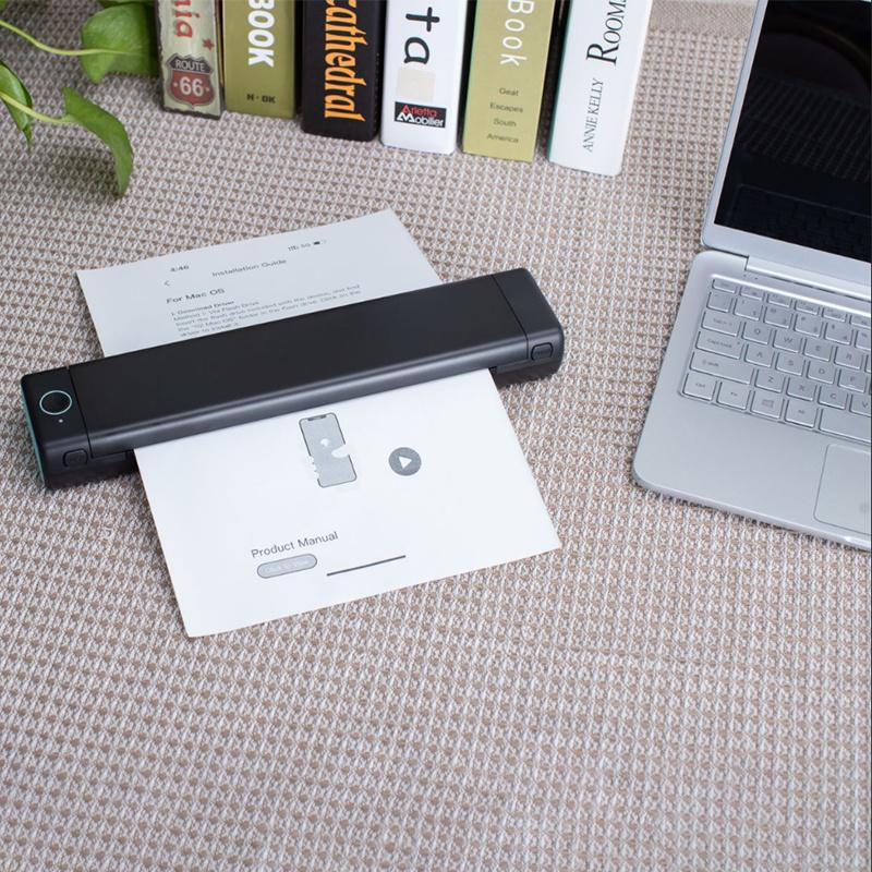 Portable printer M08f A4 wireless travel thermal printer for mobile office-Veeddydropshipping