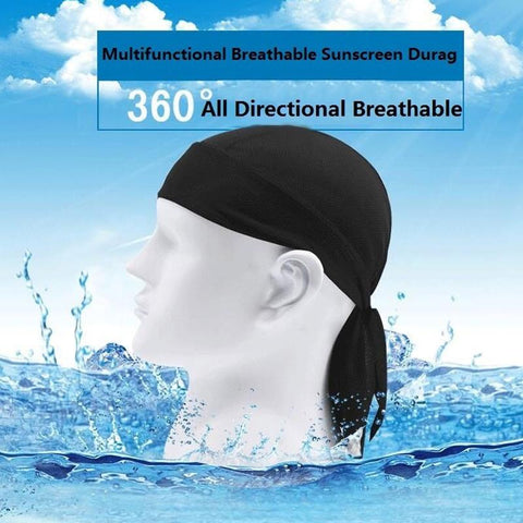 Quick Dry Pure Cycling Durag Head Scarf Summer Men Running Riding Bandana-OS01061-Veeddydropshipping