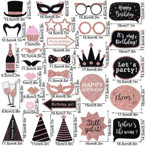 Photo Booth Props Funny Masks Hat Mustache-HA00631-Veeddydropshipping