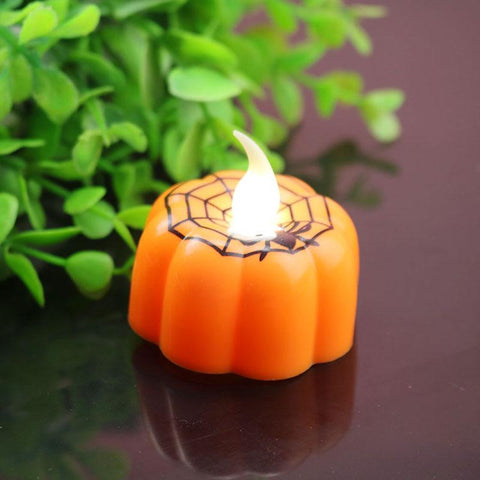 Halloween LED Lights Horror Skull Ghost Holding Candle-HA00357-Veeddydropshipping