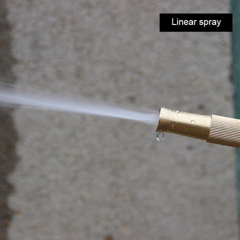 Garden Brass Adjustable Spray Gun Hose Nozzle-HA01522-Veeddydropshipping