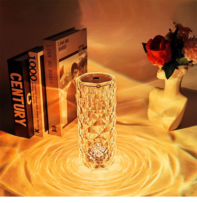 LED Crystal Table Lamp  Adjustable Night Light-TI00492-Veeddydropshipping