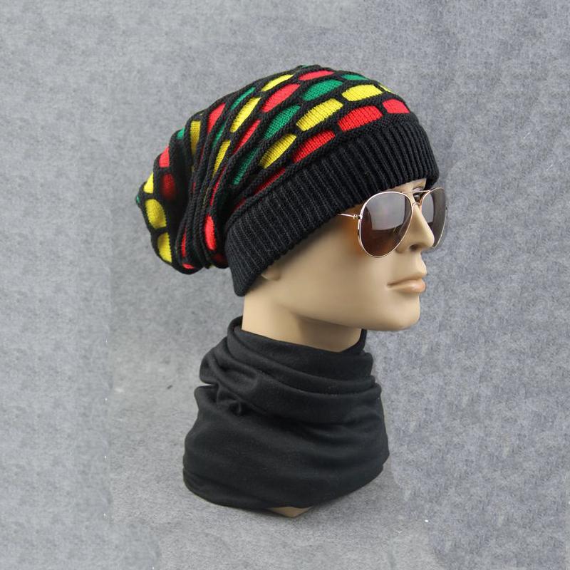 hat Thicken Rainbow color kerchief Female warm-Veeddydropshipping