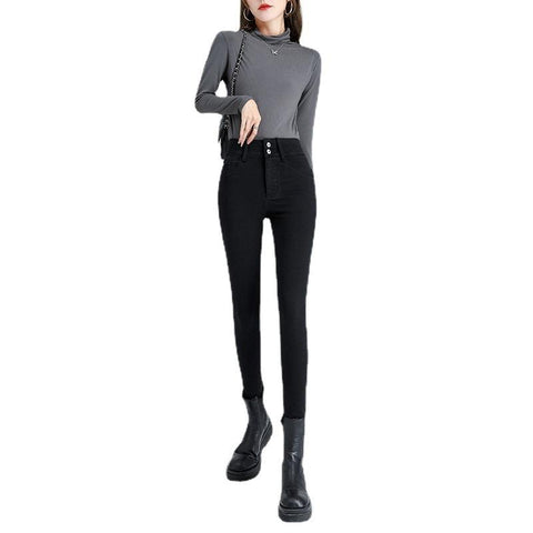 High Waist Jeans Women Skinny Skinny Stretch Jeans-WF00358-Veeddydropshipping