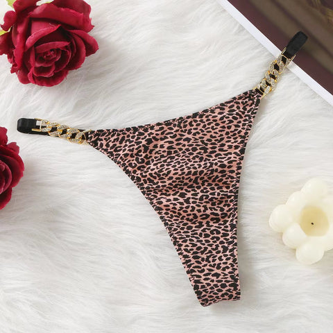 Sexy Women Diamonds Panties Low Waist-WF00994-Veeddydropshipping
