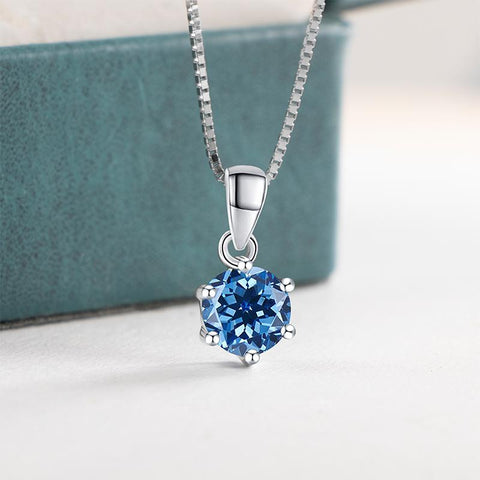 Moissanite Pendant Necklace For Women Top Quality 925 Sterling Silver -JW00060-Veeddydropshipping