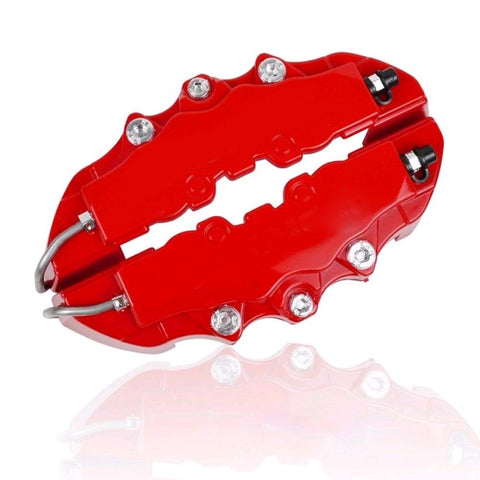 4PCS Car 3D Disc Brake Caliper Covers Front &amp; Rear Accessories-AM00178-Veeddydropshipping