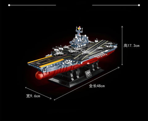 1560Pcs Military WW2 Micro NAVY ARMY Aircraft Carrier Model Building-TB01486-Veeddydropshipping