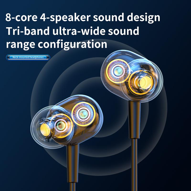 Wireless Headphones Bluetooth Earphone Neckband-Veeddydropshipping