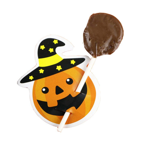 Halloween Candy Card Pumpkin Lollipop Holder-HA00630-Veeddydropshipping