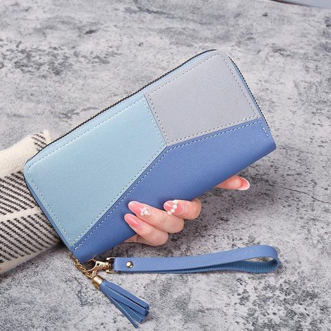Long Purses Handbags Coin Purse Cards Holder PU Leather-BS00214-Veeddydropshipping
