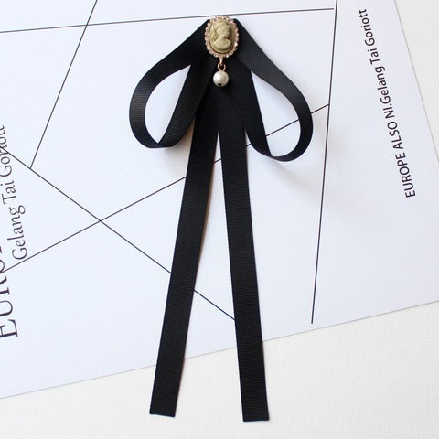 Women Brooch Collar Bow Tie Pins-WF01178-Veeddydropshipping