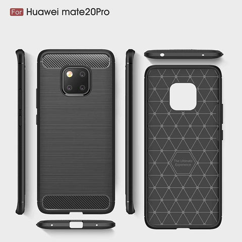 For Huawei Mate 20 Pro Case Silicone Rugged Armor Soft Back Cover Case-PA00270-Veeddydropshipping