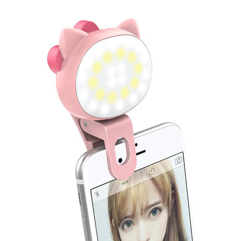 Led Selfie Lamp Ring Novelty Makeup Lightings Led lights Decoration Mobile Phones Photo Night Light-PA00837-Veeddydropshipping