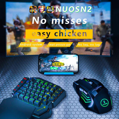 PUBG Mobile Gamepad Game Controller Kit 5 in 1 Keyboard Mouse Converter-CE01529-Veeddydropshipping