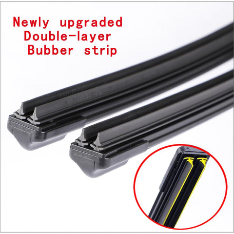 Car Windshield Wiper blades Universal Soft Double layer Rubber-AM00199-Veeddydropshipping