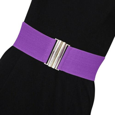 Elasticated Belt Wide Ladies Waist Cincher-WF01060-Veeddydropshipping