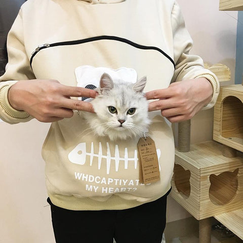 Sweatshirt Cat Lovers Hoodie Kangaroo Dog Pet Paw Dropshipping-TB01357-Veeddydropshipping