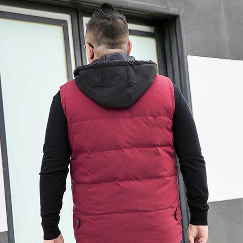 Vest SleevelesPlus Size 10XL 9XL 8XL 7XL White Duck Down Coat Big Belly-MF01217-Veeddydropshipping