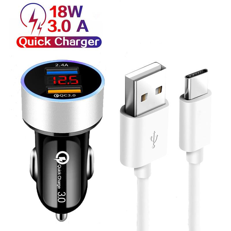 For OPPO A74 A94 5G A93 A73 A53 2020 Fast Car Charger-PA01176-Veeddydropshipping