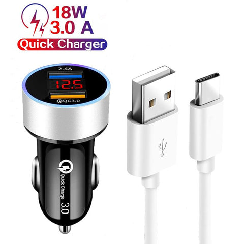 For OPPO A74 A94 5G A93 A73 A53 2020 Fast Car Charger-PA01176-Veeddydropshipping