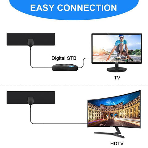 Universal TVs Antennas Indoor Digital TV Antenna 1080P HD Mini Signal Amplifier -CE00952-Veeddydropshipping
