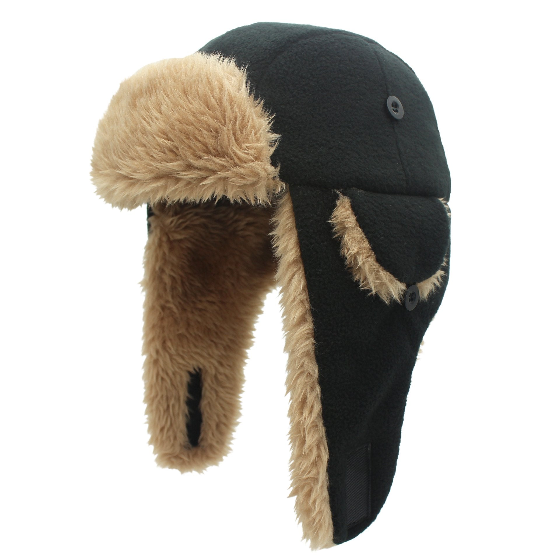 Trapper Sherpa Lined Windproof Winter Russian Hat with-Veeddydropshipping