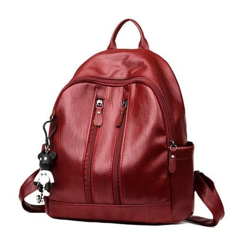 Soft Casual Backpack Large Capacity Adjustable Shoulder Strap-BS00029-Veeddydropshipping