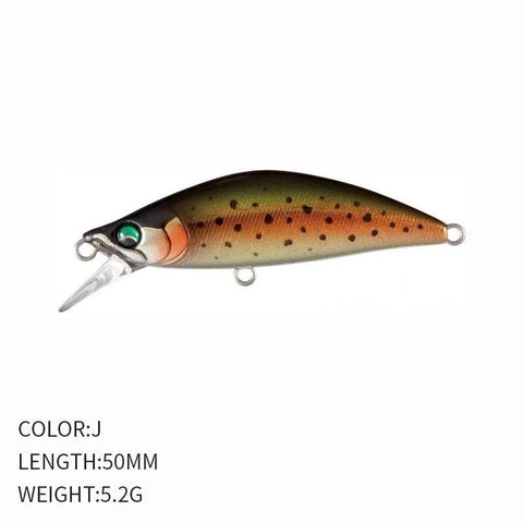 1pcs Fishing 5cm 5.2g Swimbaits Bass Big Fish Crankbaits Fishing Lure Floating Wobblers -OS00392-Veeddydropshipping
