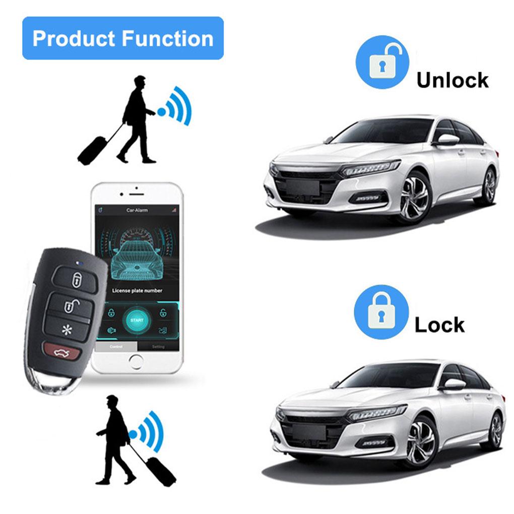 Car Alarm System Remote Auto Door Central Keyless Lock Automotive-AM00586-Veeddydropshipping