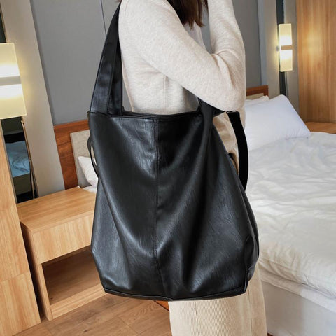 Female Luxury Soft Leather Messenger Bag Big All Match Handbags Women-BS00118-Veeddydropshipping