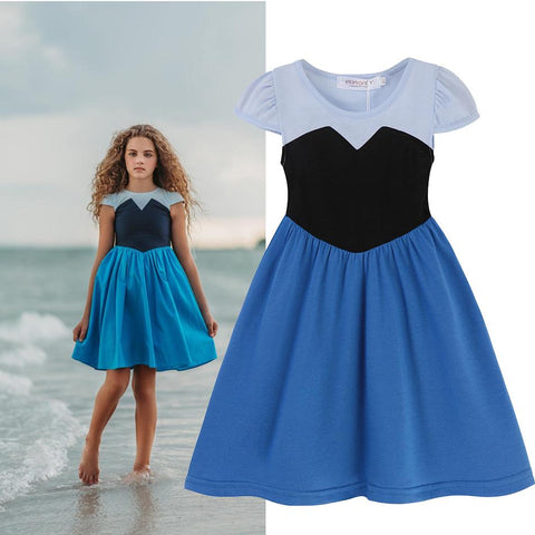 Encanto Frozen Disney Princess Dress Girl Mirabel Isabela Elsa Anna-TB00840-Veeddydropshipping