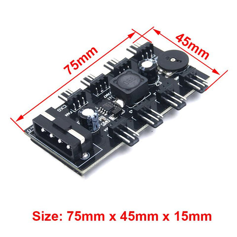 Computer PC Case CPU   cooling fan speed temperature controller-CO00258-Veeddydropshipping