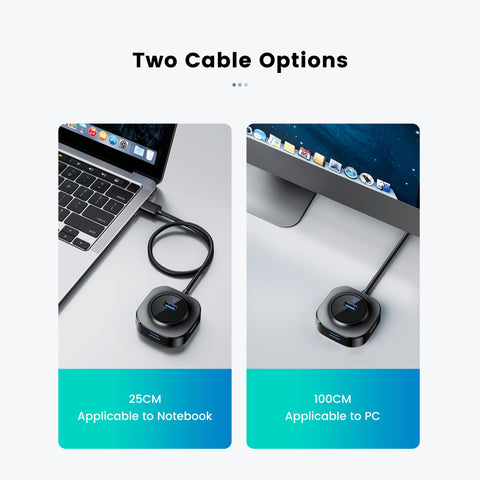USB 3.0 HUB 2.0 Multi USB Splitter For PC Multiple USB 4 Port Expander High Speed 3 Hab-PA00910-Veeddydropshipping