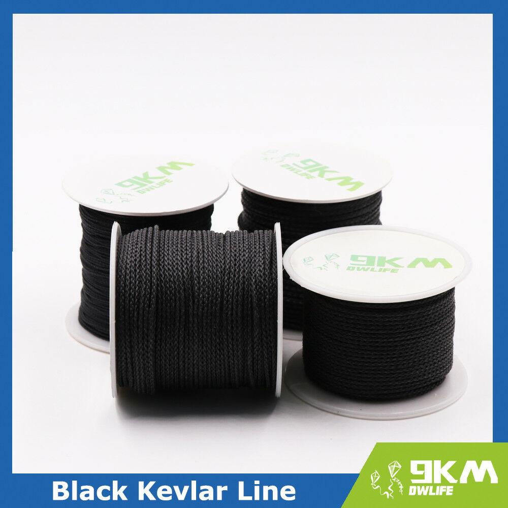 50Lbs-2000Lbs Black Kevlar Line Braided Fishing Assist Line High Tensile Strength -OS00328-Veeddydropshipping