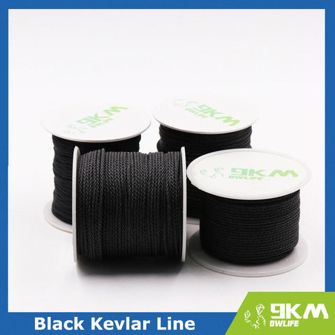 50Lbs-2000Lbs Black Kevlar Line Braided Fishing Assist Line High Tensile Strength -OS00328-Veeddydropshipping